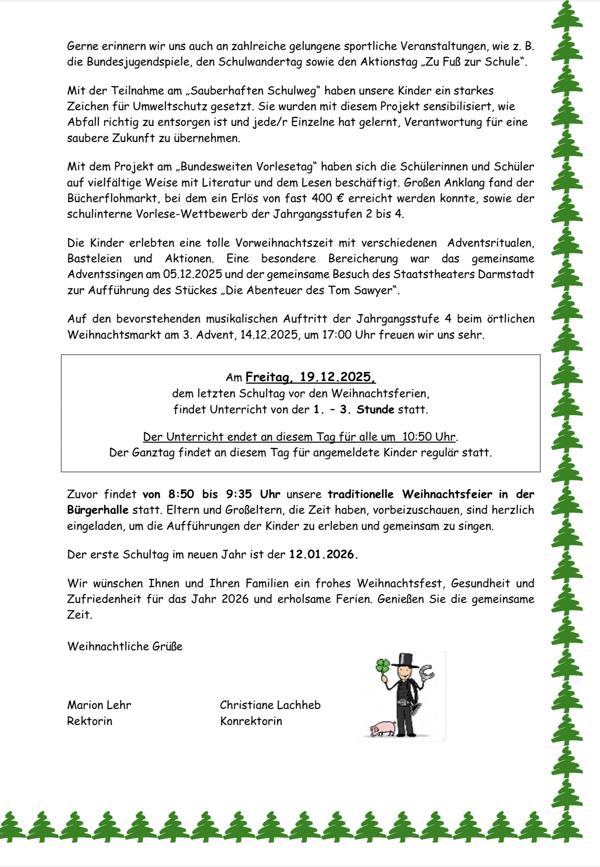 Weihnachtswünsche 2025